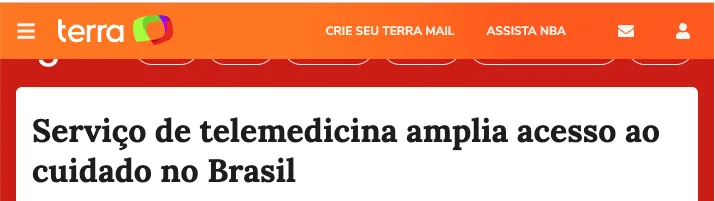 Reportagem do Terra sobre telemedicina